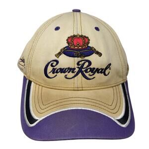 Crown Royal Strapback Baseball Cap Multicolor One Size Embroidered Team Caliber